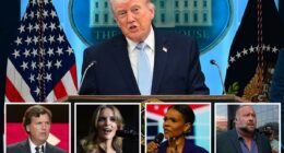 Trump goes off on 'NUT JOBSâÂ  Tucker Carlson, Megyn Kelly, Candace Owens, Alex Jones over Iran war criticism